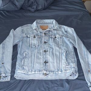 American Eagle Outfitters Light Blue Denim Jacket